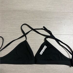 arena Black Triangle Bikini Top - Women